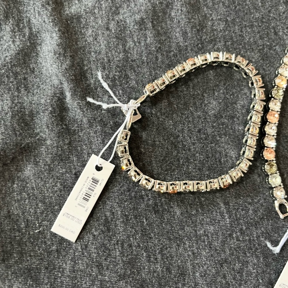 Coach Silver and Gold Crystal Bracelet - Picture 3 of 12